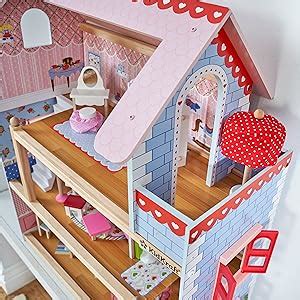 KidKraft Puppenhaus Chelsea aus Holz mit Möbeln und Zubehör für Mini