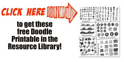 Free Printable Doodle Sheet – Artsy Fartsy Life