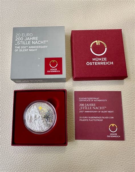 Austria 20 Euro 2018 Silent Night Proof Catawiki