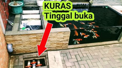 Sistem Pengurasan Chamber Filter Kolam Koi Cepat Dan Mudah Youtube