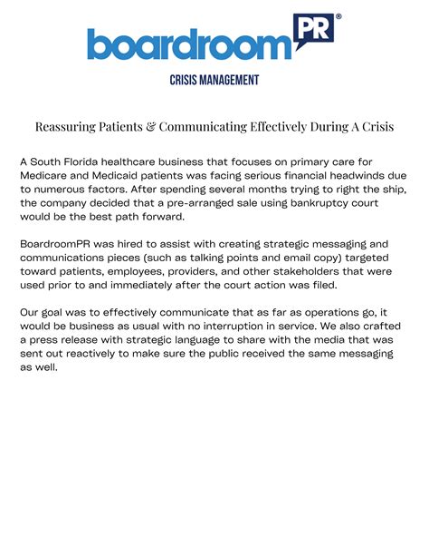 Crisis Management | BoardroomPR : boardroomPR