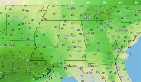 Stretch Of Wet Weather Ahead How Much Rain Could Alabama Get