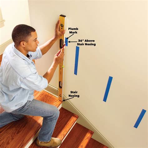 Install a New Stair Handrail | Stair handrail, Handrail, Stair railing