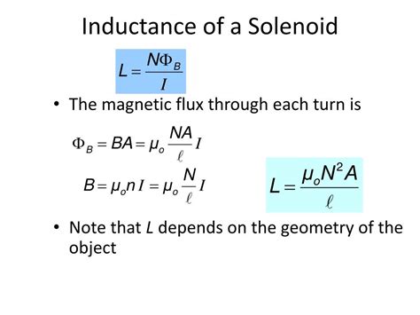 Ppt Self Inductance Inductance Of A Solenoid Rl Circuit Energy Stored In An Inductor