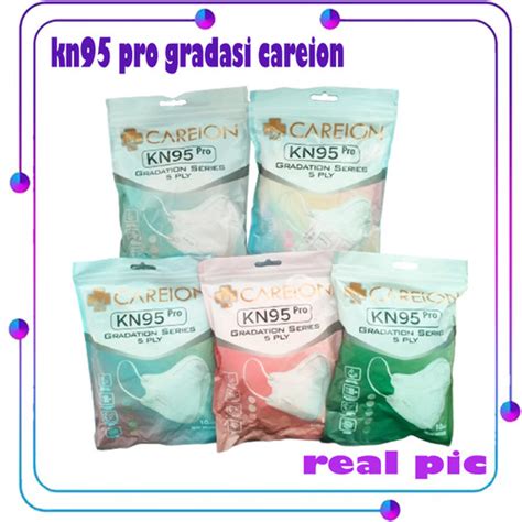 Jual Masker Kn Pro Careion Gradation Series Ply Isi Pcs Mix