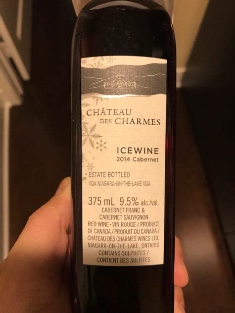 2019 Château des Charmes Cabernet Sauvignon Estate Canada Ontario