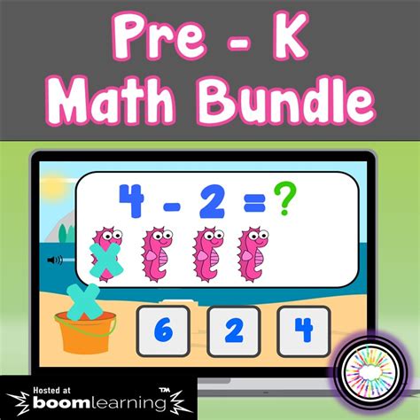 Pre K Math Boom Cards™ Bundle Digital Task Cards Classful