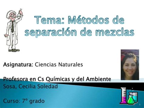 Separación De Mezclas Ppt