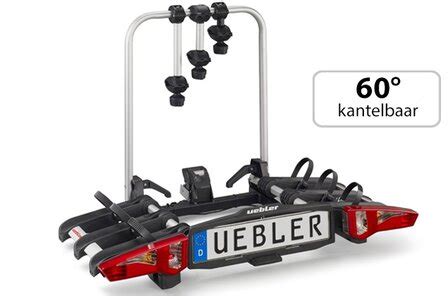 Uebler i31 fietsendrager 60º kantelbaar 3 fietsen