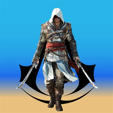 Semrram González Edward Kenway Vector Art