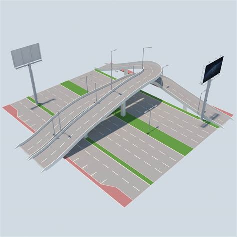 T Flyover 3D Model By TheBeachMarket