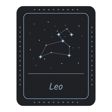 Star Constellation Of The Zodiac Leo Vector Illustration 10224771