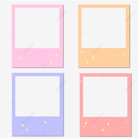 Cute Photocall Frame In Pastel Color With Blink Photocall Pastel