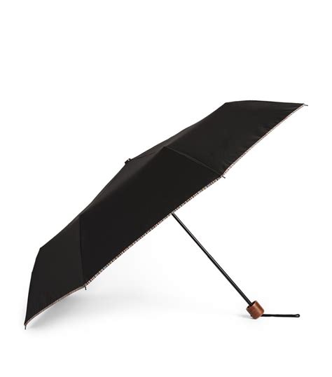 Lockwood Black Root Handle Telescopic Umbrella Harrods Uk