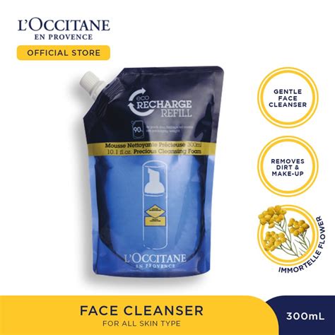 Jual Loccitane Immortelle Precious Cleansing Foam Refill 300ml Di