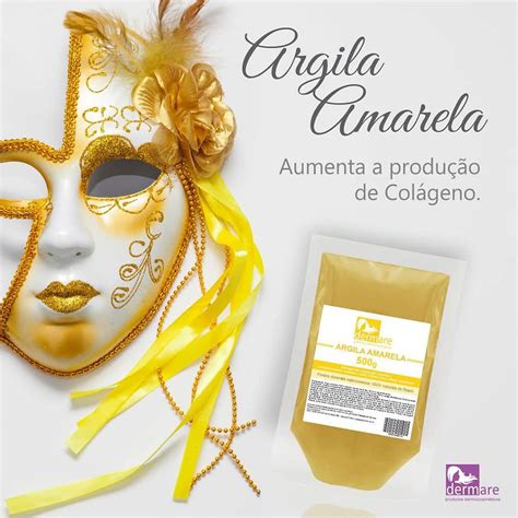 Argila Amarela Facial E Corporal Dermare G