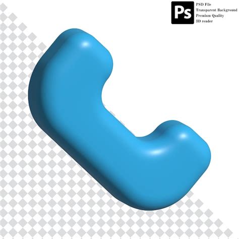 Premium Psd Free Psd D Rendering Of Phone Icon