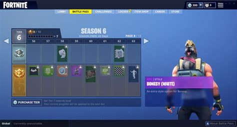 Fortnite Season 6 Battle Pass - All Rewards - Fortnite Insider