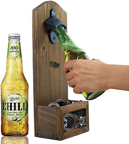 Amazon Double Tjp Magnetic Bottle Opener With Cap Catcher Wall