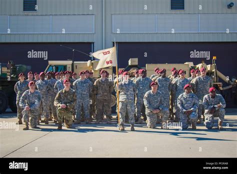 Soldiers From Headquarters Service Company 122nd Aviation Support