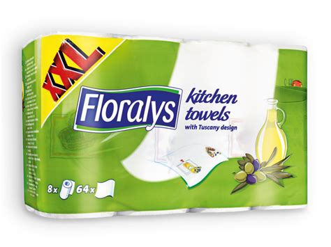 MultiPROMOS FLORALYS Papel De Cozinha Desenhos XXL