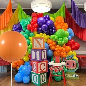 Amazon Pcs Inch Balloons Large Assorted Balloons Thick Latex