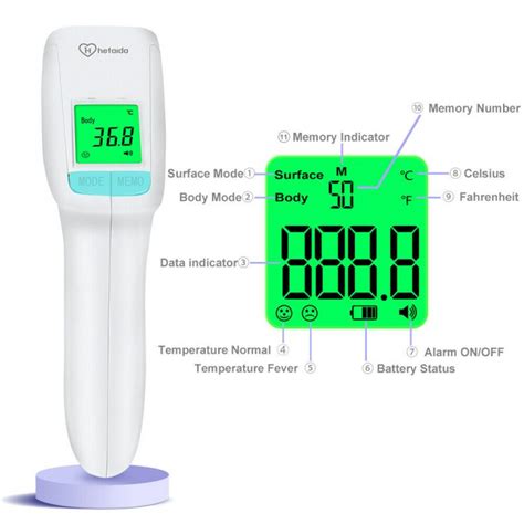 Non Contact Thermometers Hetaida Htd C Ir Non Contact