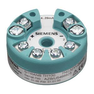 Transmetteur de température en tête de sonde SITRANS TH320 420