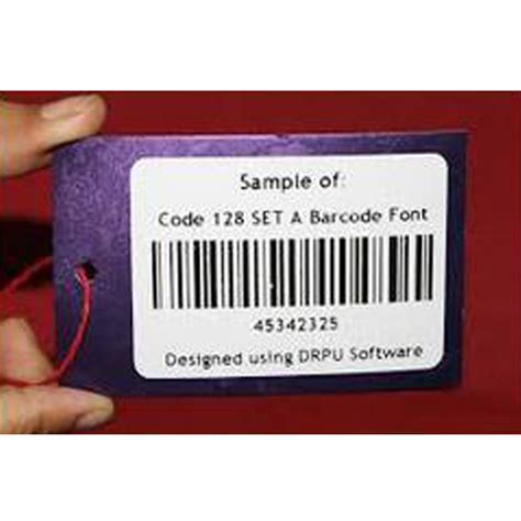 White Polyester Garment Hanging Barcode Sticker At Rs Roll In Navi