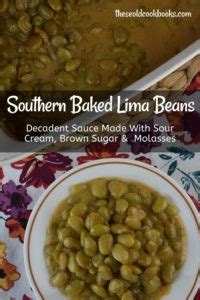 Baked Lima Bean Casserole Recipe - These Old Cookbooks