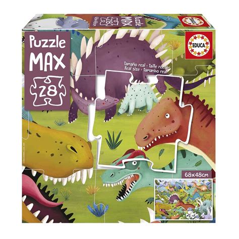 Puzzle Max Piezas Dinosaurios Educa Borras Educa Borr S El Corte