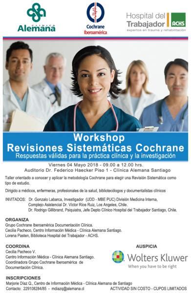 Taller De Revisiones Cochrane El De Mayo De Cochrane Iberoam Rica