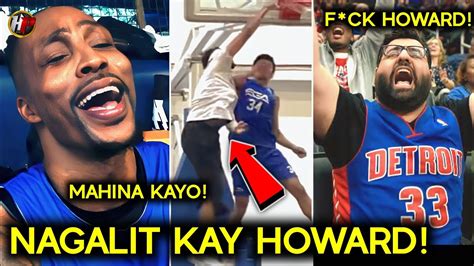 BINANATAN NG MGA FANS NG PISTONS Si Dwight Howard At Ganado