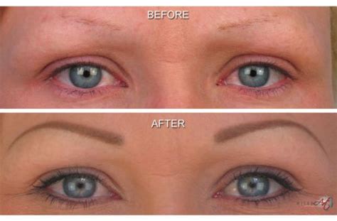 Semi or Easy Eyebrow Tattoo: Cost And Before After Photos