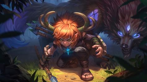 Popol and Kupa, Hunting Pals, Skin, Mobile Legends, 4K, #7.1916 Wallpaper PC Desktop