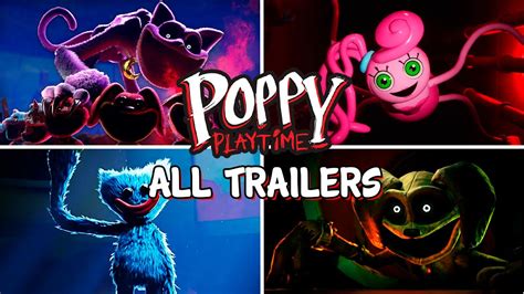 Poppy Playtime All Trailers Chapter 1 2 3 Project Playtime