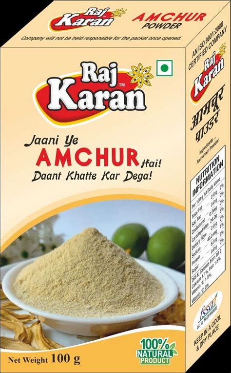 Spicy G Amchur Powder Packaging Type Box At Rs Pack In Karnal