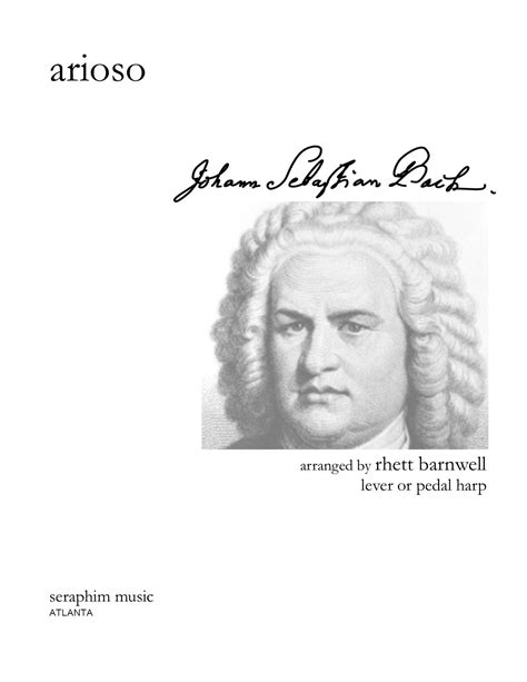 Harp Sheet Music: Arioso by BACH, J.S./BARNWELL