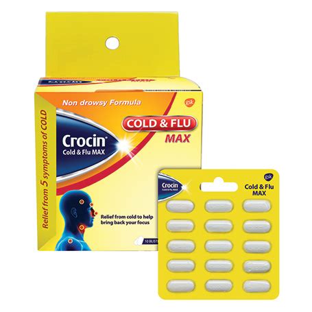 Tablet for Cold and Fever | Cold Tablets for Adults – Crocin