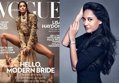 Lisa Haydon As Hot And Unconventional Bride On Vogue See Pics