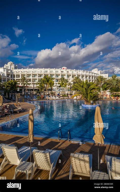 Spain Canary Islands Gran Canaria Island Maspalomas Swimming Pool Hotel Riu Palace