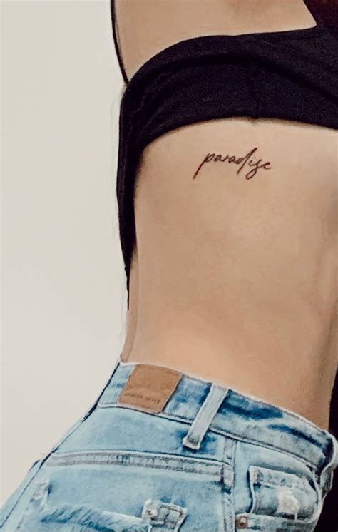 Lana Del Rey Inspired Paradise Tattoo In 2023 Paradise Tattoo Lana