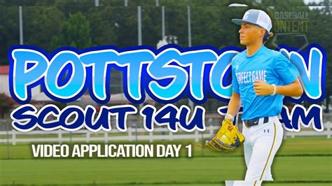 POTTSTOWN University SCOUT 14U TEAM AARON PEÑA Application Video DAY1