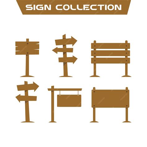 Premium Vector | Set of road direction sign vector template