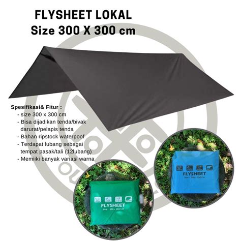 Jual PROMO Flysheet Outdoor 100 Waterproof Outer Tarptent Atap Tenda