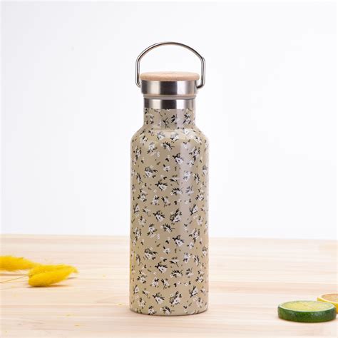 500ml Stainless Steel Floral Insulated Water Bottle Water Bottle