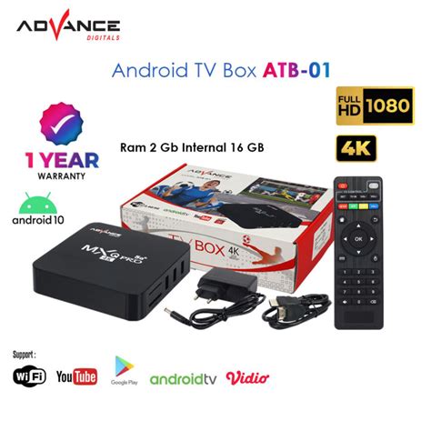 Advance Atb 01 Android Tv Box Mxq Pro 4k Support Wifi 216gb Tv Box