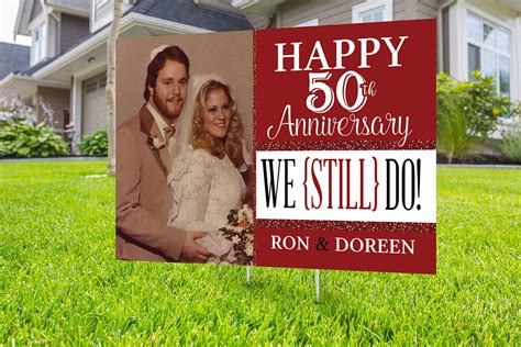 Anniversary Yard Sign Design Digital File Only Honk Outdoor | Etsy