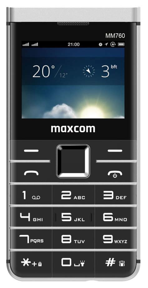 Telefon Maxcom Mm Dual Sim Czarny Maxcom Sklep Empik