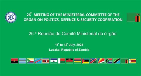 SADC acolhe a 26 ª Sessão Ordinária do Comité Ministerial do Órgão CMO